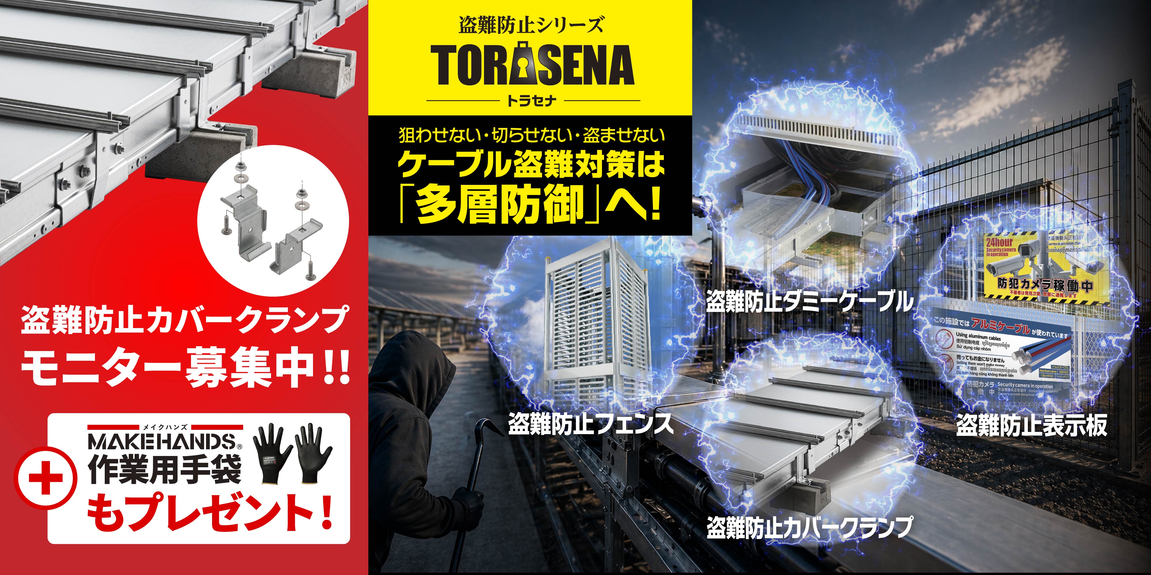 盗難防止カバークランプモニター企画