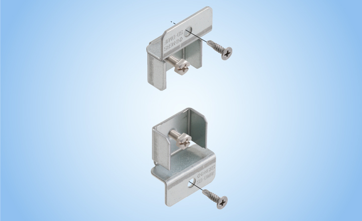 胴縁用チャンネル支持金具（手前側固定用） SD-DM1F