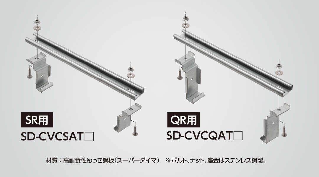 盗難防止カバークランプSR用・QR用