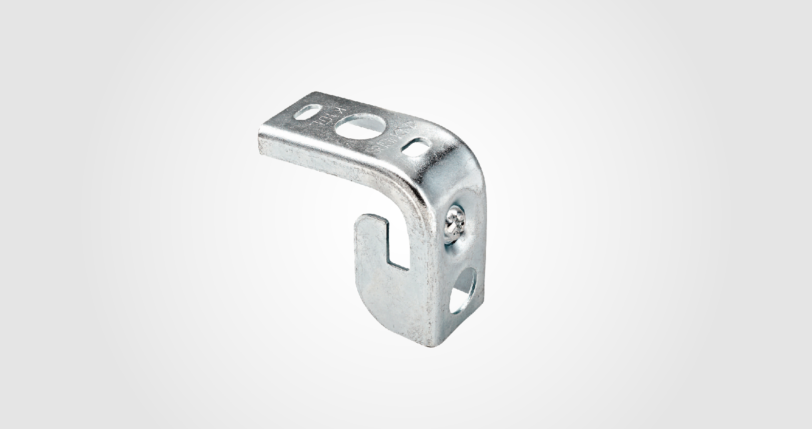 リップみぞ形鋼用電線管、ボックス支持金具『K10L』