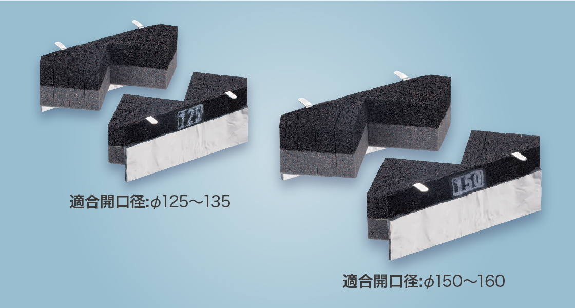 ネグロス TAFTB-010 耐火ブロック工法（タフロック60 床・壁用キット） 開口面積（平方m）：0.08〜0.10 材料、資材